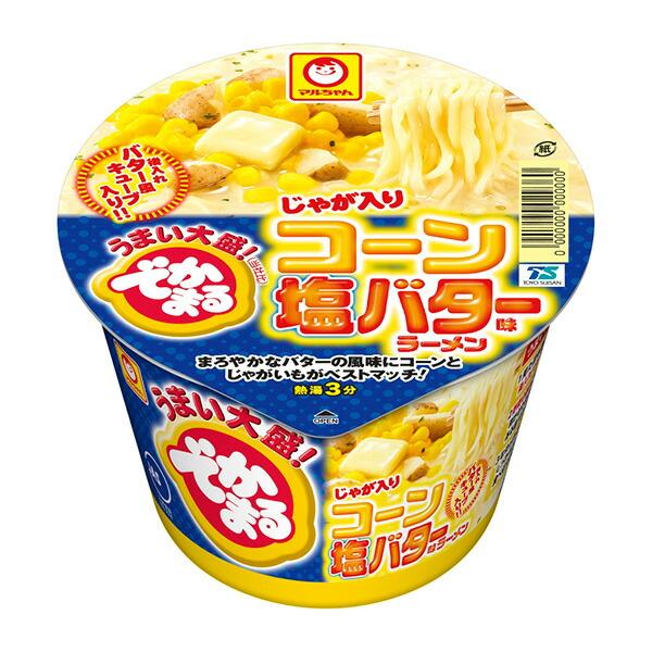 マルちゃん でかまる じゃが入りコーン塩バター味ラーメン 114g×12個入り (1ケース)
