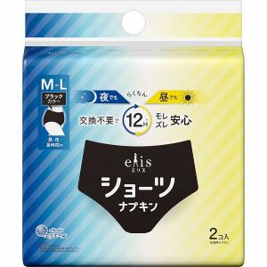 エリスショーツ M-L 昼・夜長時間用 ブラック...の商品画像