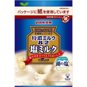 UHA味覚糖 特濃ミルク8.2 塩ミルク 72g×72個入り (1ケース) (SB)｜fujiyaku