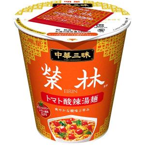 明星 中華三昧タテ型ビッグ 榮林 トマト酸辣湯麺 98g×12個入り