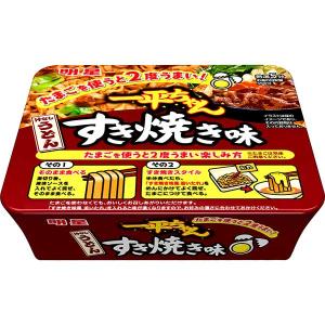 明星 一平ちゃん汁なしうどんすき焼き味 118g×12個入り