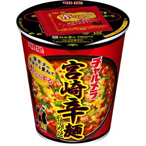 明星　チャルメラカップ　宮崎辛麺 67g×12個入り(1ケース)（AH）