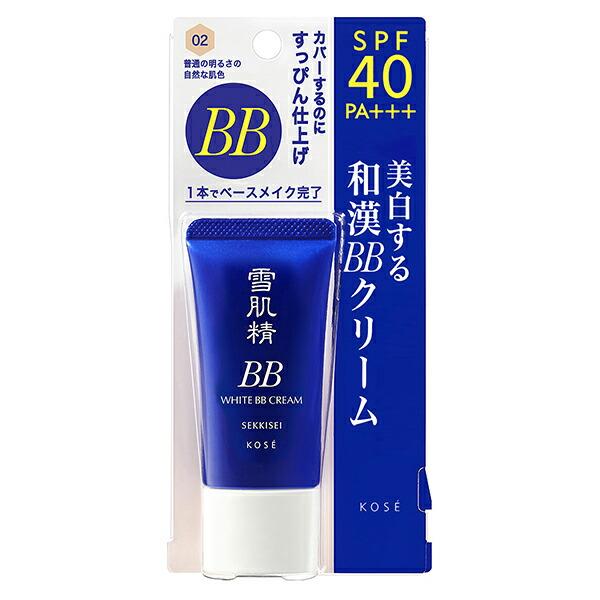 雪肌精 ホワイト BBクリーム 02 普通の明るさの自然な肌色 30g