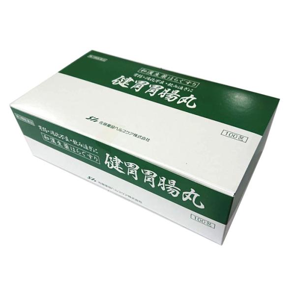 【第3類医薬品】健胃胃腸丸（30丸×100包） けんいいちょうがん 胃薬 食欲不振 消化不良 天然植...