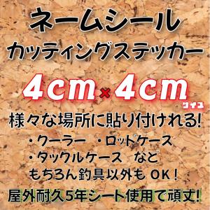 ネームシール カッティングステッカー 4cm×4cmの商品画像
