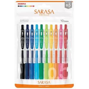 SARASA クリップ チュッパチャプス コラボ限定ボールペン10本セット ゼブラ 限定 サラサクリップ × チュッパチャプス 10色セット