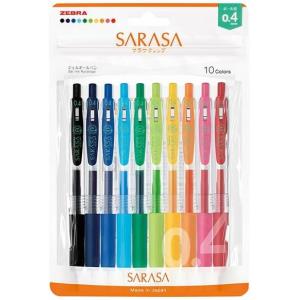 ZEBRA（ゼブラ） ジェルボールペン サラサクリップ 0.7 10色セット