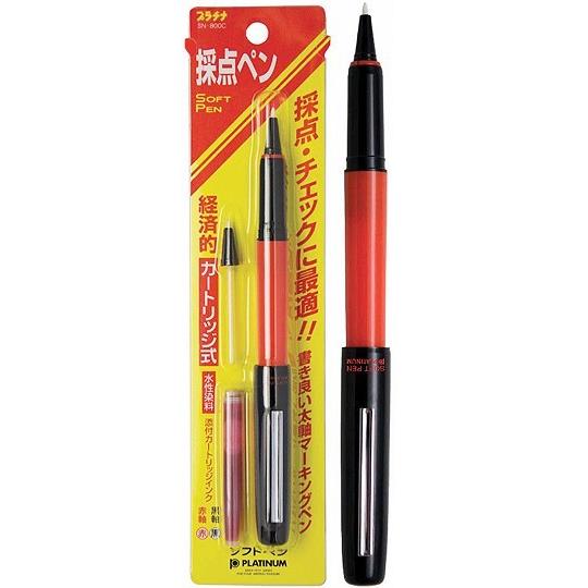 プラチナ ソフトペン (採点ペン）SN-800C#75