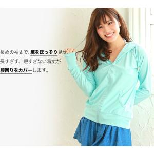 ラッシュガードレディース 水着 体型カバー 長...の詳細画像2