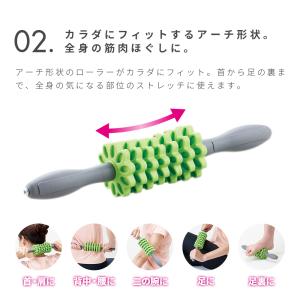 筋膜ほぐしローラー コンパクト 筋肉ほぐし 柔...の詳細画像4