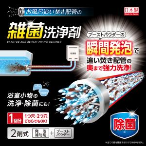 お風呂追い焚き配管の雑菌洗浄剤 1回分 風呂釜...の詳細画像2