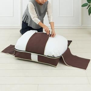 炭入り消臭羽毛布団ケース タテ収納S シングル...の詳細画像1