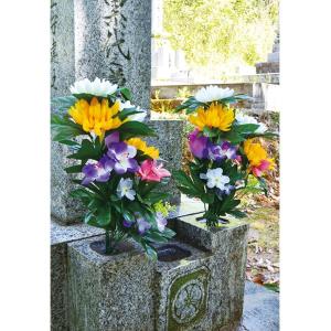 お墓・仏壇用 お供え花 2束入り 造花 仏花 ...の詳細画像2