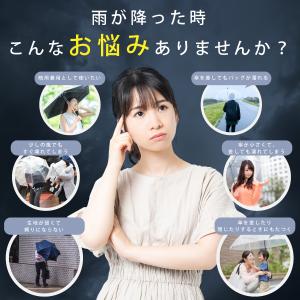 折りたたみ傘 大きい 晴雨兼用 メンズ 12本...の詳細画像2