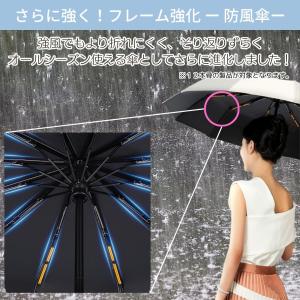 折りたたみ傘 大きい 晴雨兼用 メンズ 12本...の詳細画像5