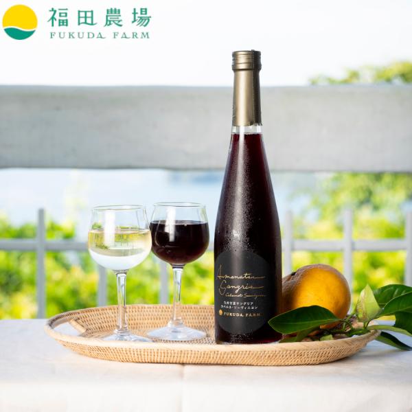 【数量限定】訳あり 福田農場 九州甘夏サングリア 赤 カベルネ・ソーヴィニョン 500ml