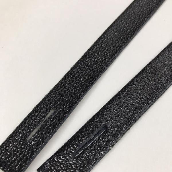 剣道防具付属品　面乳革　黒ザン革（縫い）　剣道防具の修理に！切れる前に交換しましょう