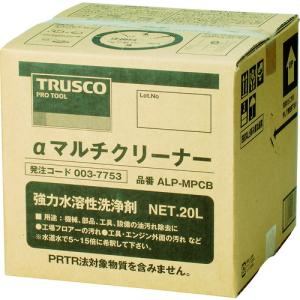 ＴＲＵＳＣＯ　αマルチクリーナー　２０Ｌ　（１個＝１箱）　　ALP-MPCB　003-7753｜fukudakk