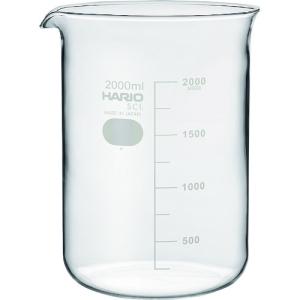 ＨＡＲＩＯ　ビーカー　目安目盛付　２０００ｍｌ　　B-2L-SCI　206-5667｜fukudakk