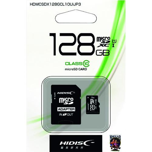 ハイディスク　マイクロＳＤ１２８ＧＢ　　HDMCSDX128GCL10UIJP3　208-0128