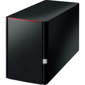 バッファロー　ＬｉｎｋＳｔａｔｉｏｎ　ｆｏｒ　ＳＯＨＯ　ネットワークＨＤＤ　２ベイ　８ＴＢ　　LS220DN0802B　382-2032