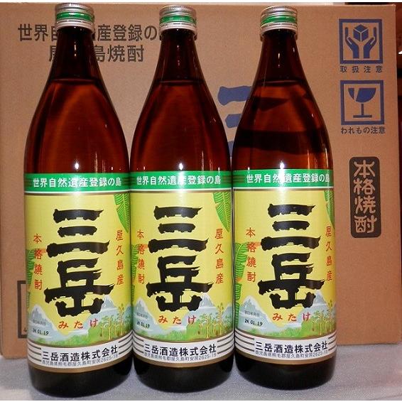 三岳 900ml×12本 三岳酒造 芋焼酎 25度 [1本あたり 1270円]