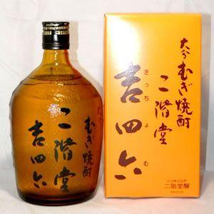 吉四六 瓶 ガラス 720ml 1ケース(10本入) (包装・熨斗 不可) 二階堂酒造　麦焼酎　25度　｜福田酒店