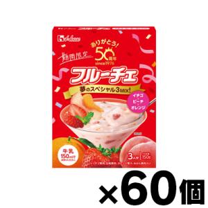 （送料無料!） ハウス フルーチェ 夢のスペシャル３ＭＩＸ！ イチゴ×ピーチ×オレンジ 150g×6...