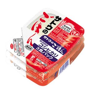 サトウのごはん 新潟県産こしひかり ( 200g*3コ入 )/ : 爽快ドラッグ