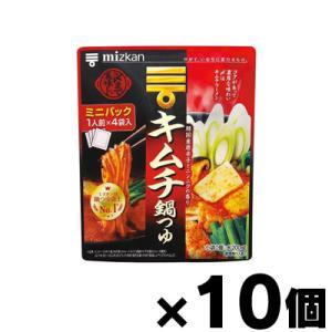 （送料無料！）　ミツカン 〆まで美味しい キムチ鍋つゆ ミニパック (36g×4袋入)×10個