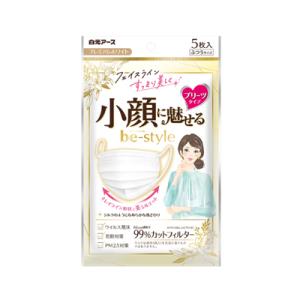 ビースタイル プリーツタイプ ふつうサイズ プレミアムホワイト 5枚入
