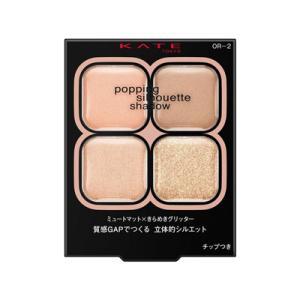 （メール便送料無料）ケイト　ポッピングシルエットシャドウ　OR-2　コーラルロゼポップ 　3.6g　