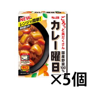 エスビー食品　カレー曜日　辛口 230g×5個