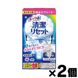 （メール便送料無料）ルックプラス　清潔リセット　排水口まるごとクリーナー2包×２個セット｜ドラッグフォーユーネットショップ