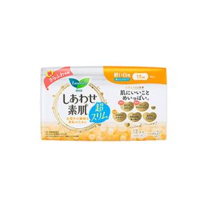 ロリエエフ　しあわせ素肌超スリム　軽い日用　羽なし　17cm　３２コ入