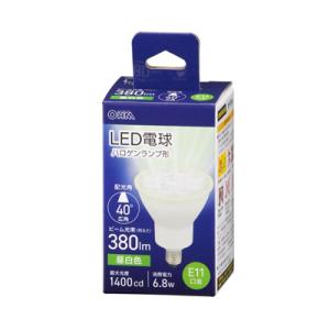 (株)オーム電機 ＬＥＤ電球 ハロゲンランプ形 広角（6.8W/ビーム光束380lm/昼白色/E11...