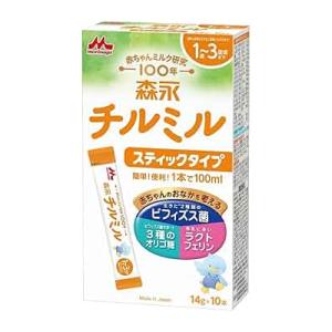 森永 チルミル スティック 14g×10本入　4902720144889