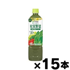 伊藤園 エコボトル 充実野菜 緑の野菜ミックス　740g×15本　※他商品同時注文同梱不可