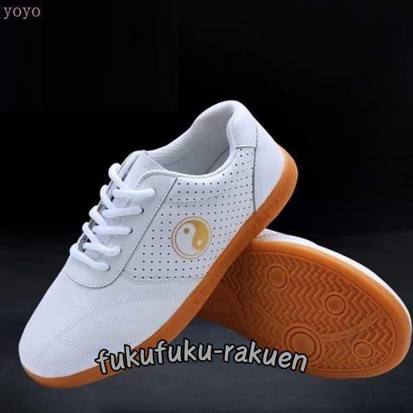 太極拳シューズ カンフー靴 男女兼用 レザー 武術シューズ 太極拳ジュニア 本革 カンフー 表演 演...