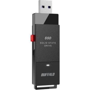 バッファロー SSD 外付け 1.0TB 超小型 コンパクト ポータブル PS5/PS4対応(メーカー動作確認済) USB3.2Gen1 ブラック SSD-PUT1.0U3-B/N｜福々福ストア
