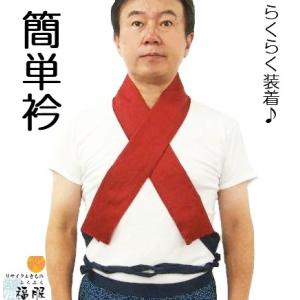 特製 男性用 簡単衿 半襟 半衿 着物衿 エリ 襟 和装 劇団男着物メンズ