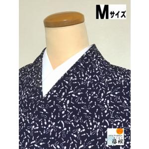 中古 単衣 小紋 着物 リサイクル 正絹 京紅型染 白地 紫 萩 薄 菊 撫子 