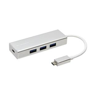 Digio2 Type-C USB3.1 4ポート変換ハブ シルバー UH-C3044SL