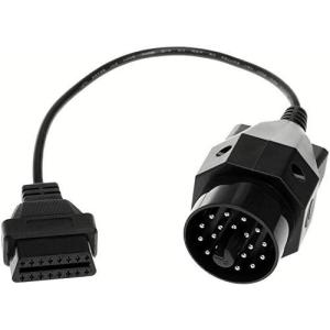 Bowarepro BMW用 OBD2接続ケーブル 20PINから16PIN変換アダプター メスコネクター OBDテストツール 故障診断用 BMW e