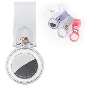 SUNOVO AirTag ケース 2021 TPU素材 エアタグ キーホルダー保護ケース 軽量でコンパクト エアークッション付き 電波通信機能に干渉