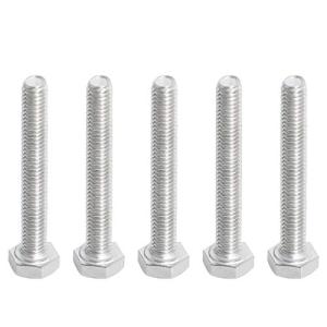 Aopin M4 x 30mm 六角ボルトネジグレード 6.8 ステンレス鋼 ファスナー完全に機械ねじ込み SUS304 50 個