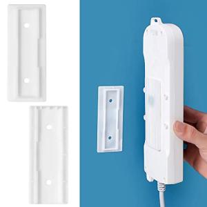 電源タップ 固定ホルダー 壁取付用 挿入タイプ 移動可能 固定器 ルーター固定器 ティッシュケースバックル 強力粘着 穴あけ＆ネジ止め不要 穴をあけず