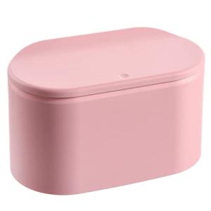 ETRAVEL ゴミ箱 ふた付き 卓上ゴミ箱 ミニゴミ箱 ダストボックス 小さい スリム ゴミ袋 袋 見えない プッシュ式 生ゴミ 蓋つき おしゃれ