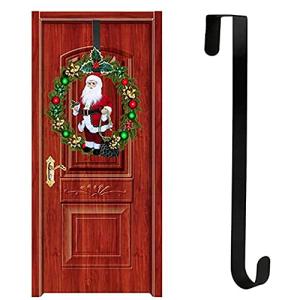 ドアフック クリスマスリースドア吊り クリスマスの装飾フック ドア掛け ドアハンガー 扉 ドア用 花輪フック 取り付け簡単