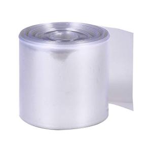 Othmro フラット幅65mm 長さ10m 80℃ 300V 18650バッテリー用 透明 1個入り バッテリー熱収縮チューブ 防水 RoH